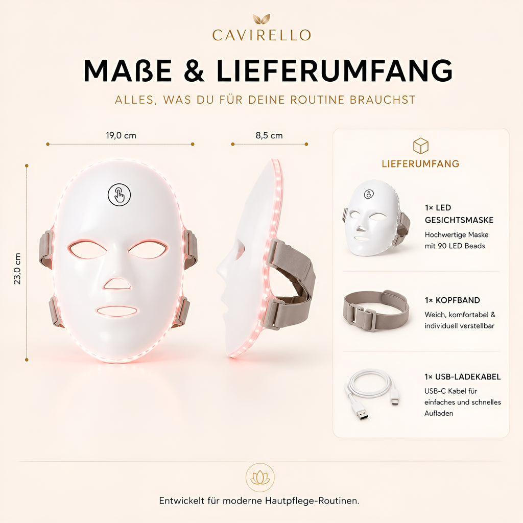 LED Gesichtsmaske 7 Farben
