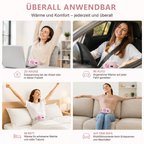 Massagegürtel Menstruation Elektrischer Wärme USB Heizpad Rücken Bauch Heizkisse